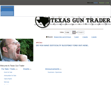 Tablet Screenshot of midland.texasguntrader.com